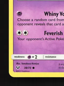 Jynx 38/73 Shining Legends MP Pokemon Card TCG - Image 2