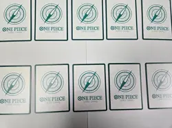 New One Piece Chinese Card Game 2nd Anniversary Blue DON !! Card 10pcs Set - Image 3