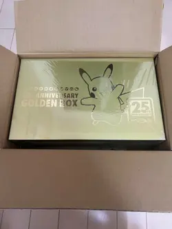 Pokemon Card Game 25th Anniv Golden BOX Sword & Shield Expansion Pack Sealed New 4521329322605 - Image 1