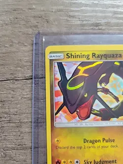 Pokemon Shining Rayquaza Holo Rare Card 56/73 Shining Legends Series - Image 3