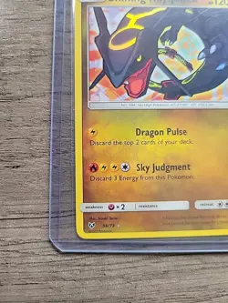 Pokemon Shining Rayquaza Holo Rare Card 56/73 Shining Legends Series - Image 5