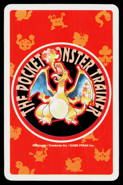 Arcanine King of Clubs 1996 Red Playing Cards Pokemon Japanese Lightly Played - Image 2