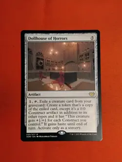 MTG - Dollhouse of Horrors Innistrad: Crimson Vow 255/277 Reg Rare Unplayed Mnt+ - Image 1