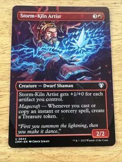Storm-Kiln Artist-Commander Masters-Borderless-Regular-644-NM - Image 1