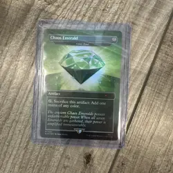 Chaos Emerald Green 7031 Foil Lotus Petal Sonic the Hedgehog Secret Lair - Image 3