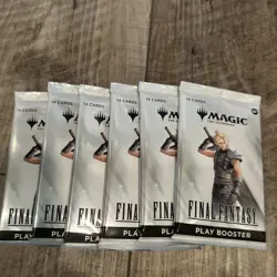 6x MTG Final Fantasy - Play Booster pack Magic The Gathering - Image 1