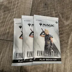 3 (three) - Final Fantasy Magic the Gathering Play Booster packs mtg - Image 1