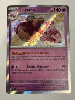 Tinkaton 167/091 Pokemon Paldean Fates - Image 1