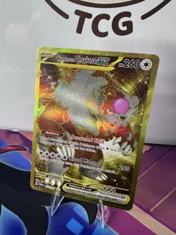 Pokemon TCG Bloodmoon Ursaluna EX Twilight Masquerade 222/167 NM Condition - Image 2
