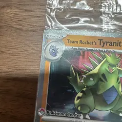 096/182 Team Rocket's Tyranitar Pokemon Center Destined Rivals Sealed *Crease* - Image 2