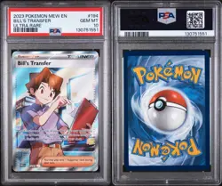 PSA 10 Gem Mint Bill’s Transfer Ultra Rare #194 Pokemon 151 English - Image 3