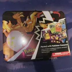 Pokemon TCG Fall 2020 Collector’s Treasure Chest Lunch Box Tin NEW Sealed - Image 1