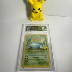 Pokemon Venusaur 15/102 Celebrations 25th Anniversary Ace 8 Graded Holo Mint - Image 1