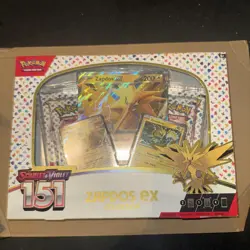 Pokemon TCG Scarlet & Violet 151 Zapdos EX Collection Box NEW SEALED - Image 1