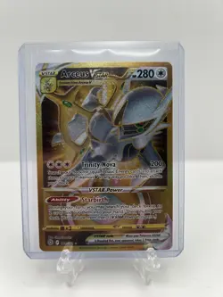 Pokemon 2022 Arceus VSTAR Secret Gold 184/172 SWSH Brilliant Stars - Image 1