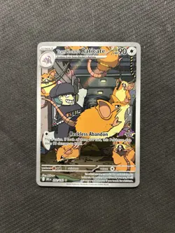 Pokemon TCG Team Rocket's Raticate 202/182! NM Condition! See Description! - Image 1