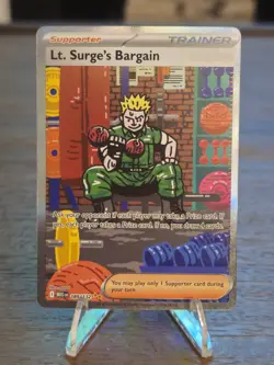 Lt. Surge's Bargain SIR Mega Evolution 185/132 Pokemon TCG - Image 1
