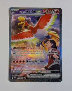 Ethan's Ho-Oh ex 230/182 Destined Rivals SIR Special Illustration Rare Pokemon - Image 2