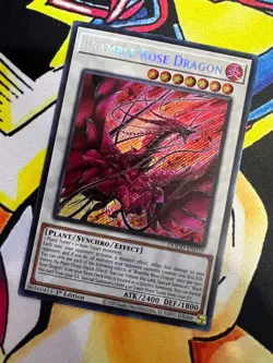 Bramble Rose Dragon - DOOD-EN039 - 1st Edition - Secret Rare - NM - Yugioh - Image 1