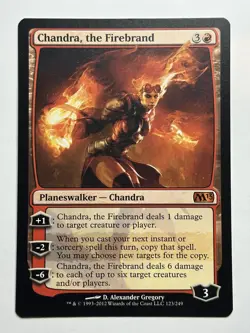 Chandra, the Firebrand Magic 2013 (M13) 123 Regular MTG Card LP-NM - Image 1