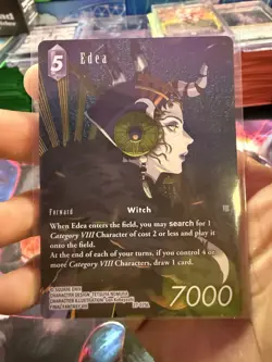 Edea Full Art Foil - 27-075L NM - Final Fantasy Trading Card Game - Image 3