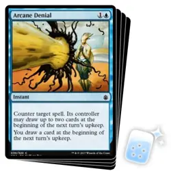 ARCANE DENIAL X4 Commander Anthology Magic MTG MINT CARD - Image 1