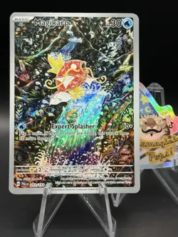 Pokemon TCG Paldea Evolved Magikarp Card 203/193 Illustration Rare LP - Image 1