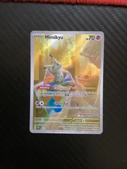 Mimikyu #75 Pokemon Center Stamped Black Star ETB Promo Card NM Condition TCG - Image 1