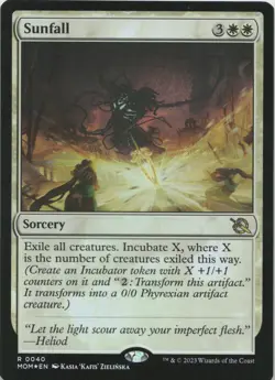 Sunfall - FOIL - R March of the Machine 40 - MTG - Image 1