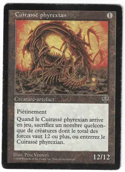 ►Magic-Style◄ MTG - Phyrexian Dreadnought - French Mirage - Played - Image 1
