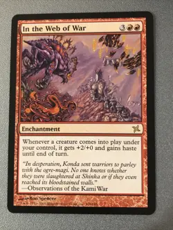 In The Web Of War X2 Betrayers Of Kamigawa LP Condition See Pics Front Back - Image 4