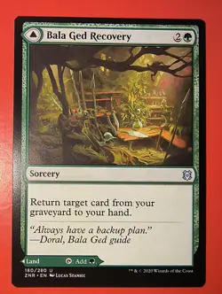 MTG: ZENDIKAR RISING , BALA GED RECOVERY / / BALA GED SANCTUARY, 132/280, REG - Image 1