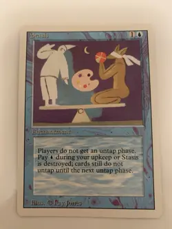 MTG LP Stasis Revised 3rd Edition Free Shipping In The US with Tracking - Image 1