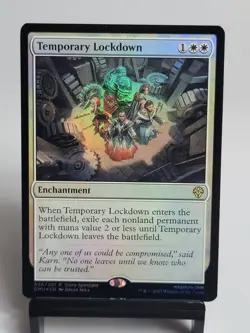 Magic The Gathering - Dominaria United - Temporary Lockdown - FOIL - Image 1