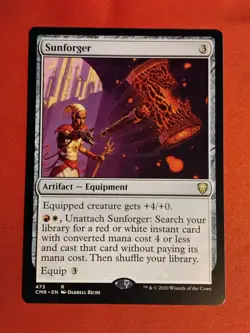 Sunforger - Commander Legends #473 MTG Magic The Gathering Rare - Unplayed Mint+ - Image 1