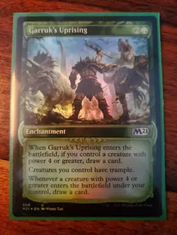 Garruk's Uprising (Showcase) Core Set 2021 Foil NM - Image 1