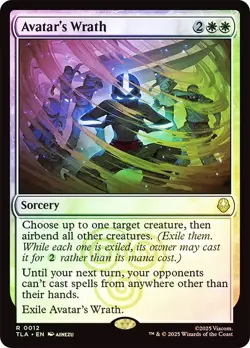 Avatar's Wrath Foil Avatar: The Last Airbender NM MTG - Image 1