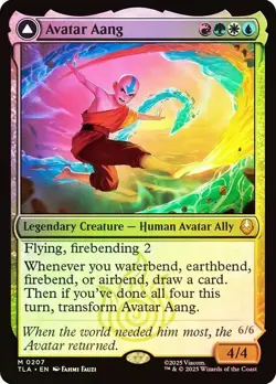 Avatar Aang Foil Avatar: The Last Airbender NM MTG - Image 1