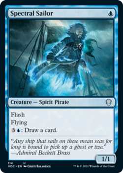 x4 Spectral Sailor U MTG Commander Innistrad: Crimson Vow M/NM, English - Image 1