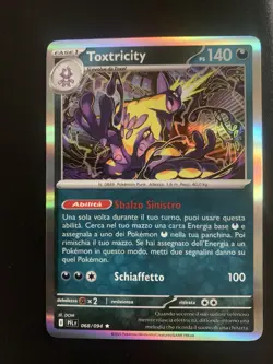 Carta Pokemon 068/094 Toxtricity Holo Fiamme Spettrali Ita Italiano - Image 1