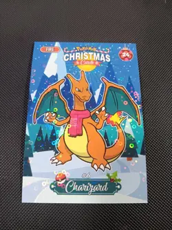 Pokemon 2024 Peru DKV Collectoons Christmas Set #24 Charizard Holo US Seller - Image 1