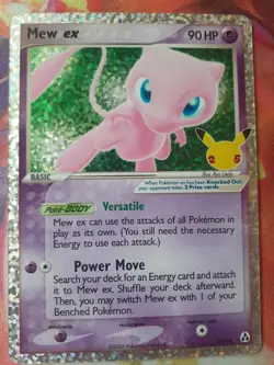 2021 Pokemon Sword & Shield Celebrations Mew ex Classic Collection #88/92 LP - Image 1