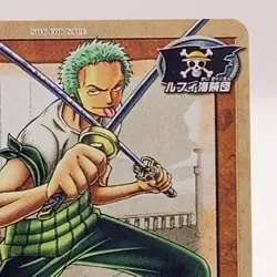 Zoro One Piece Card Game Carddass WJ-04 Promo Bandai 2003 Made In Japan F/S - Image 4