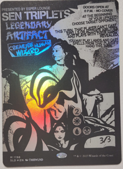 MTG Secret Lair Sen Triplets #1198 -SLD Legendary Flyers NM MagiCon - Image 1