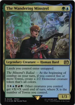 The Wandering Minstrel - FOIL - R FINAL FANTASY 249 - MTG - Image 1