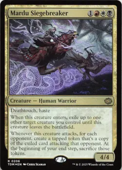 Mardu Siegebreaker - FOIL - R Tarkir: Dragonstorm 206 - MTG - Image 1