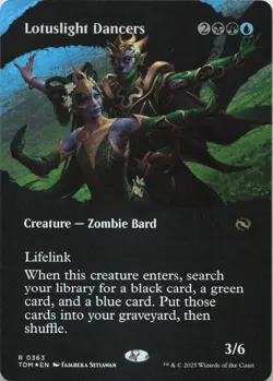 Lotuslight Dancers (Borderless) - FOIL - R Tarkir: Dragonstorm 363 - MTG - Image 1