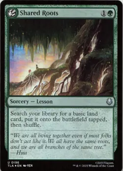 Shared Roots - FOIL - U Avatar: The Last Airbender 196 - MTG - Image 1