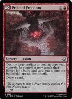 Price of Freedom - FOIL - U Avatar: The Last Airbender 149 - MTG - Image 1