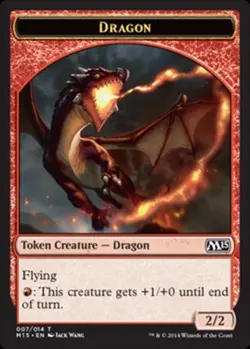 Dragon Token - Magic 2015 (M15) #007/014 MTG Magic The Gathering - Image 1